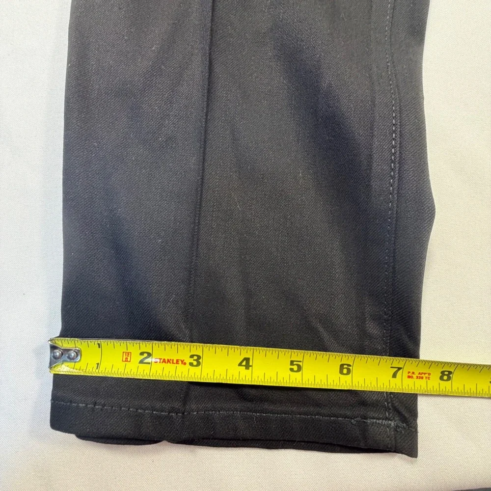 True Religion Ricky Relaxed Straight Black Pants Mens 40W‎ Horseshoe Flap Pocket